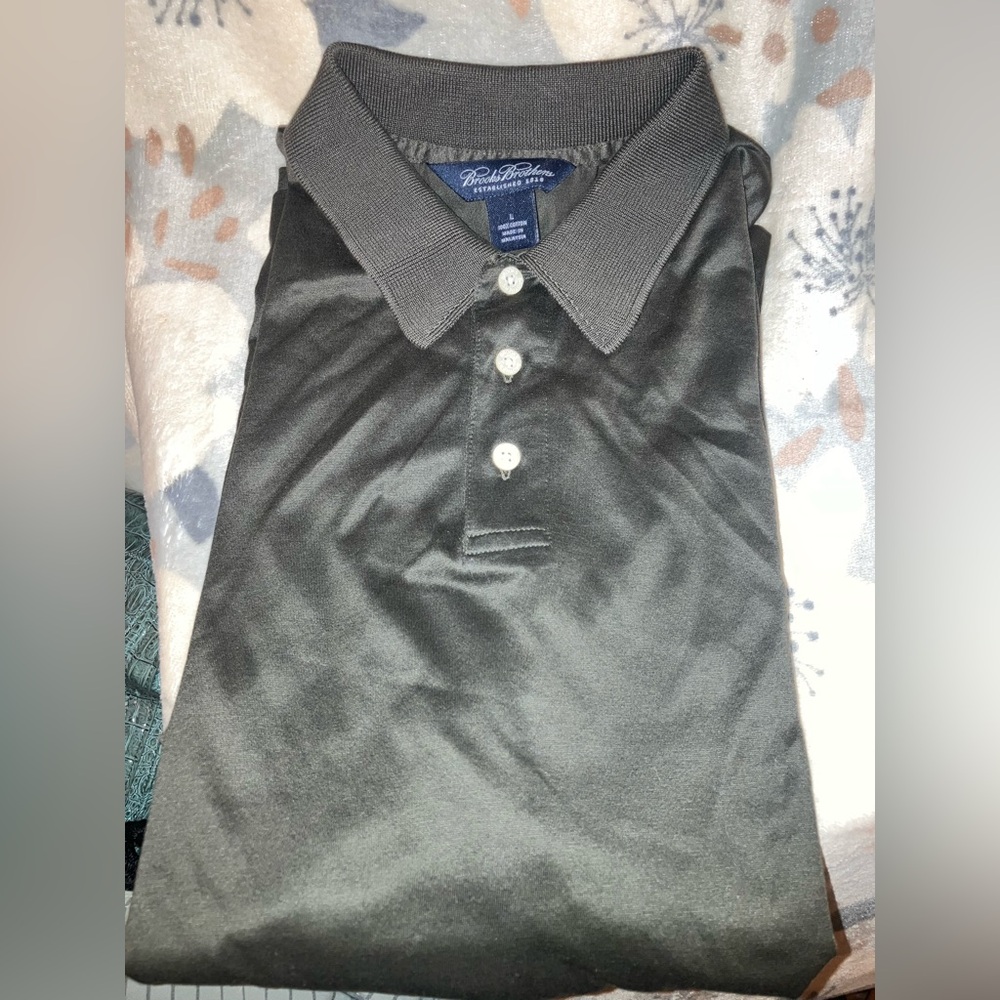 Brooks Brothers Charcoal Polo Shirt